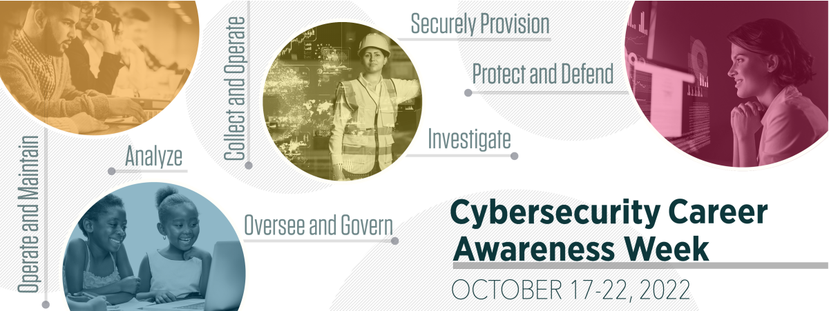 Cybersecurity Career Awareness Week Banner October 17-22, 2022